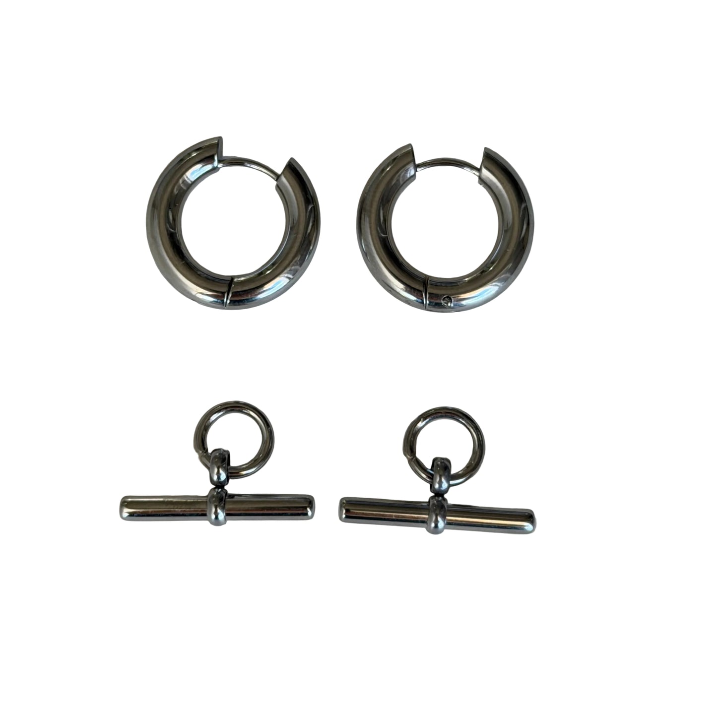 Switch hoops silver