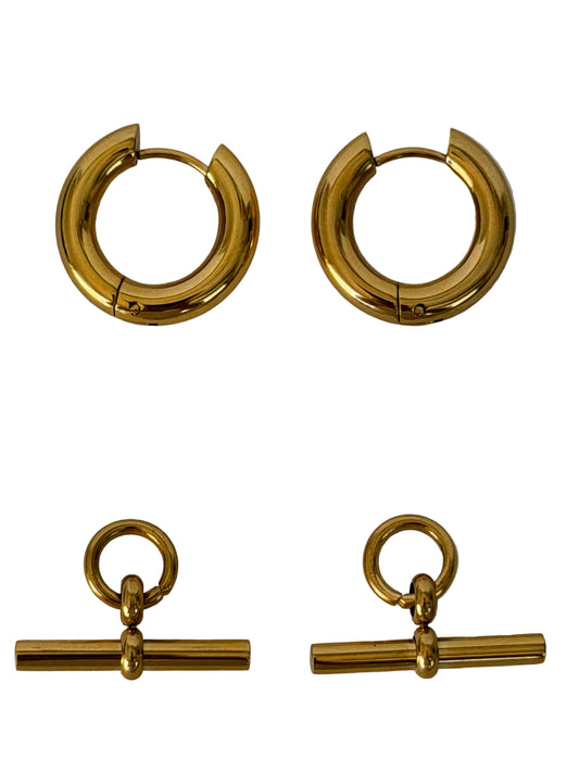 Switch Hoops Gold