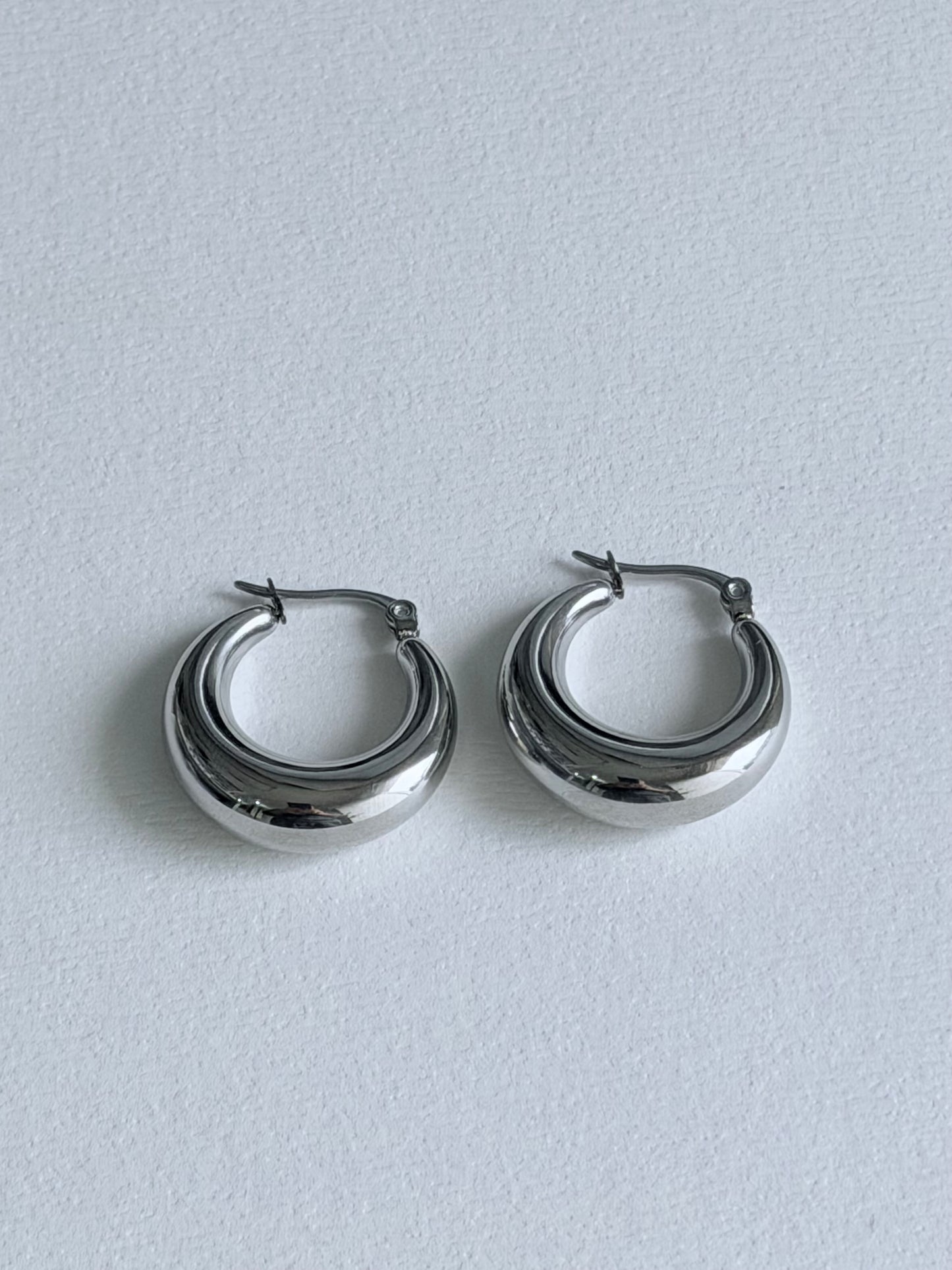 Nina Hoops silver