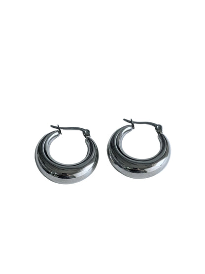Nina Hoops silver