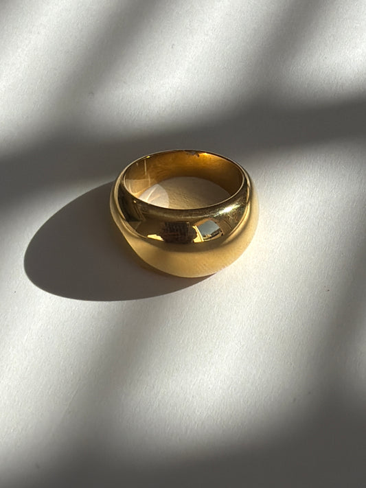 Dome ring gold