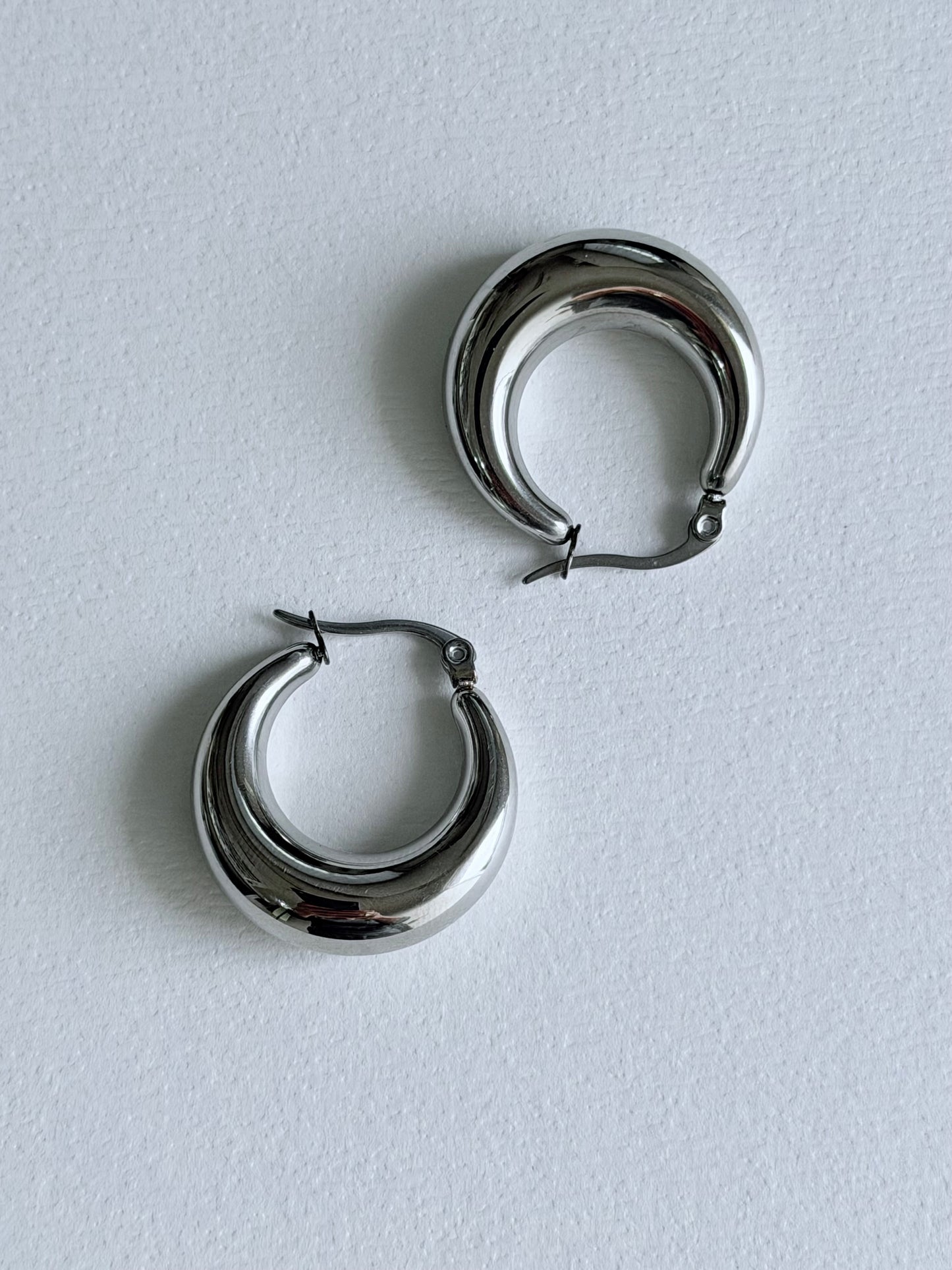 Nina Hoops silver