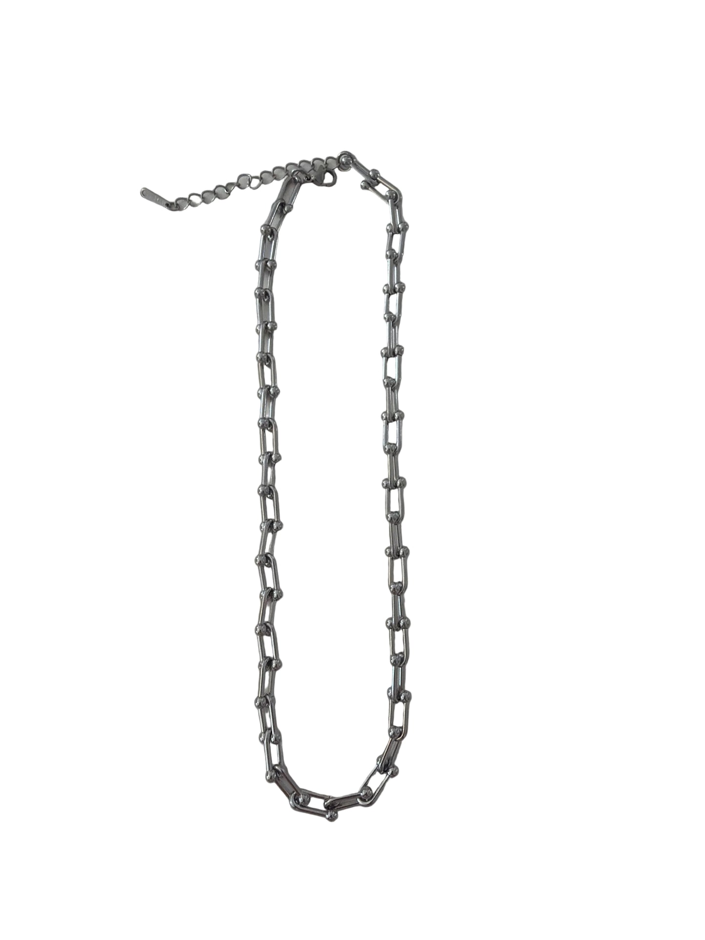 Connection necklace silver