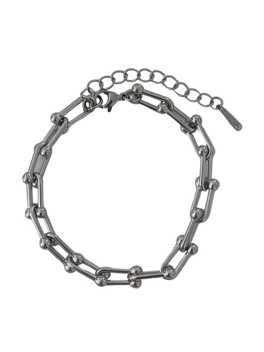 Connection bracelet silver