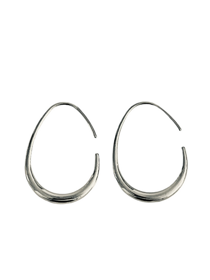 Slay Earrings - Silver