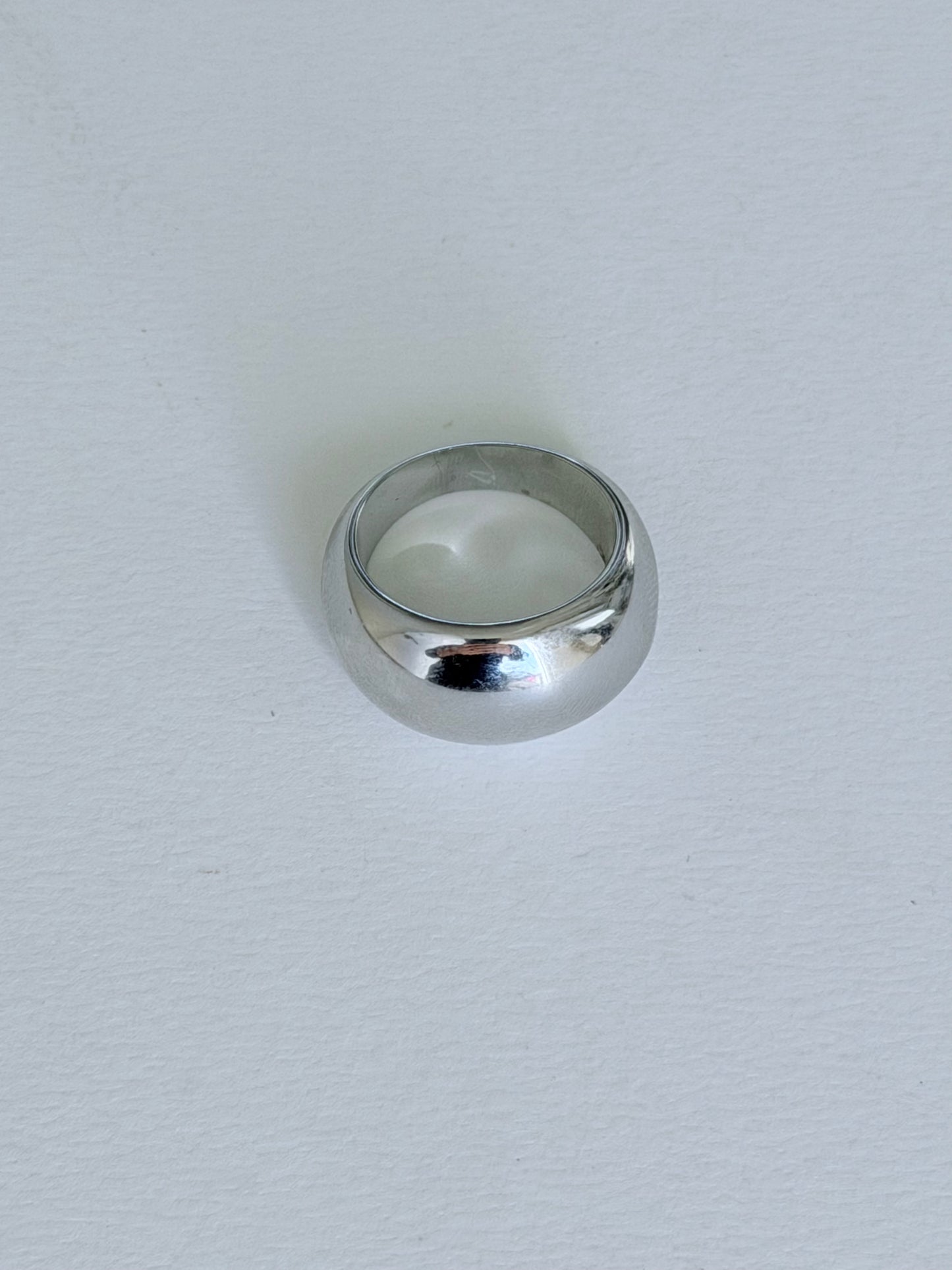 Dome ring silver