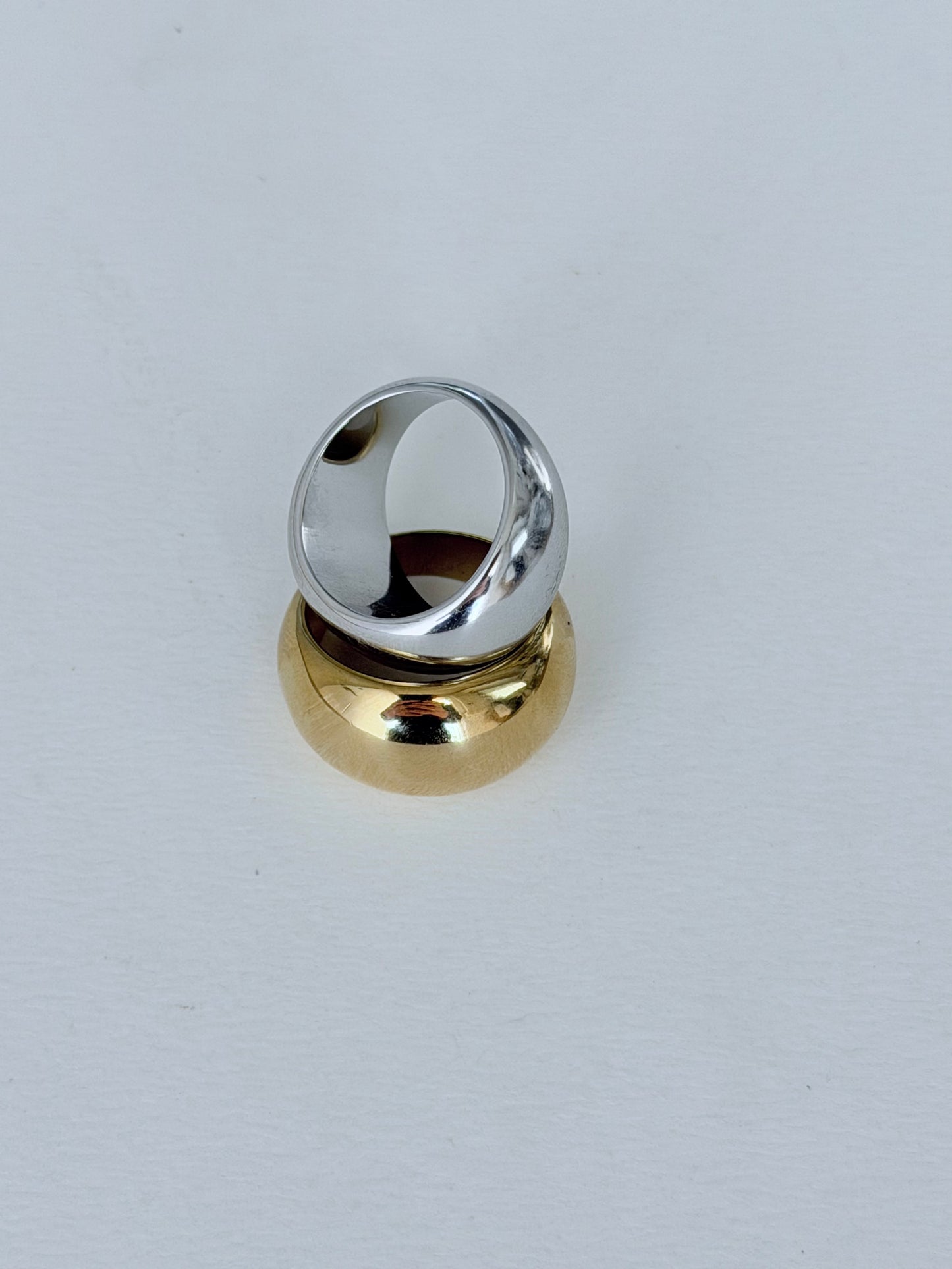 Dome ring silver