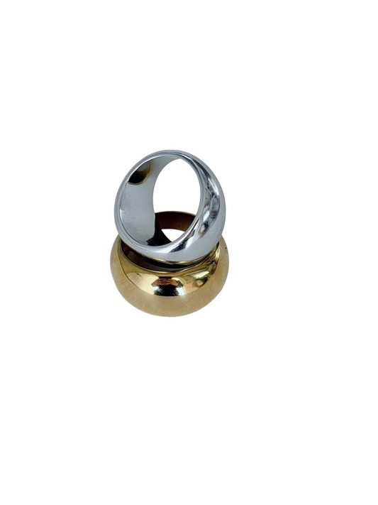 Dome ring silver