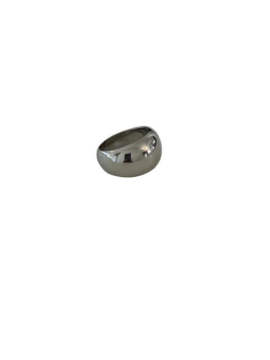 Dome ring silver