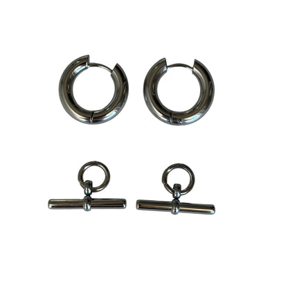 Switch hoops silver