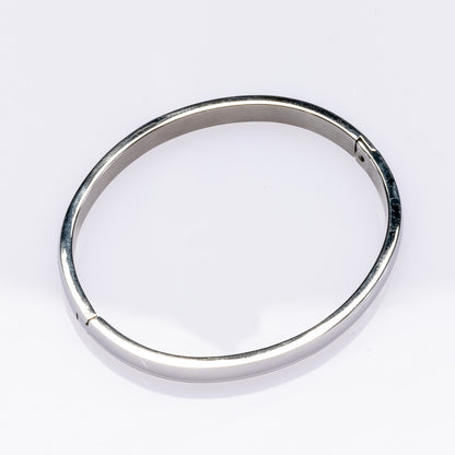 The Form Bangle - Silver