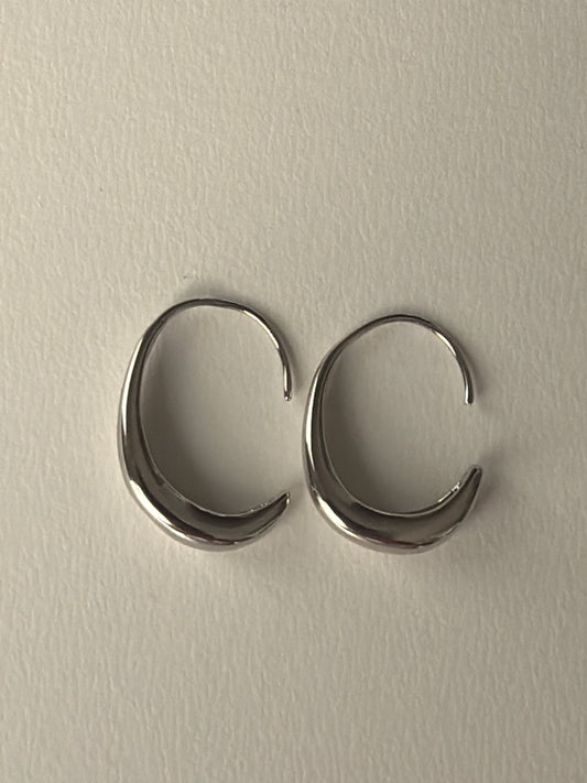 Slay Earrings - Silver
